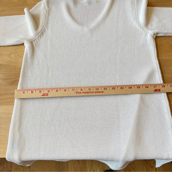 J MCLAUGHLIN CALLUM SWEATER M V NECK HAVANA KNIT YARN RELAXED CASUAL - Picture 7 of 12